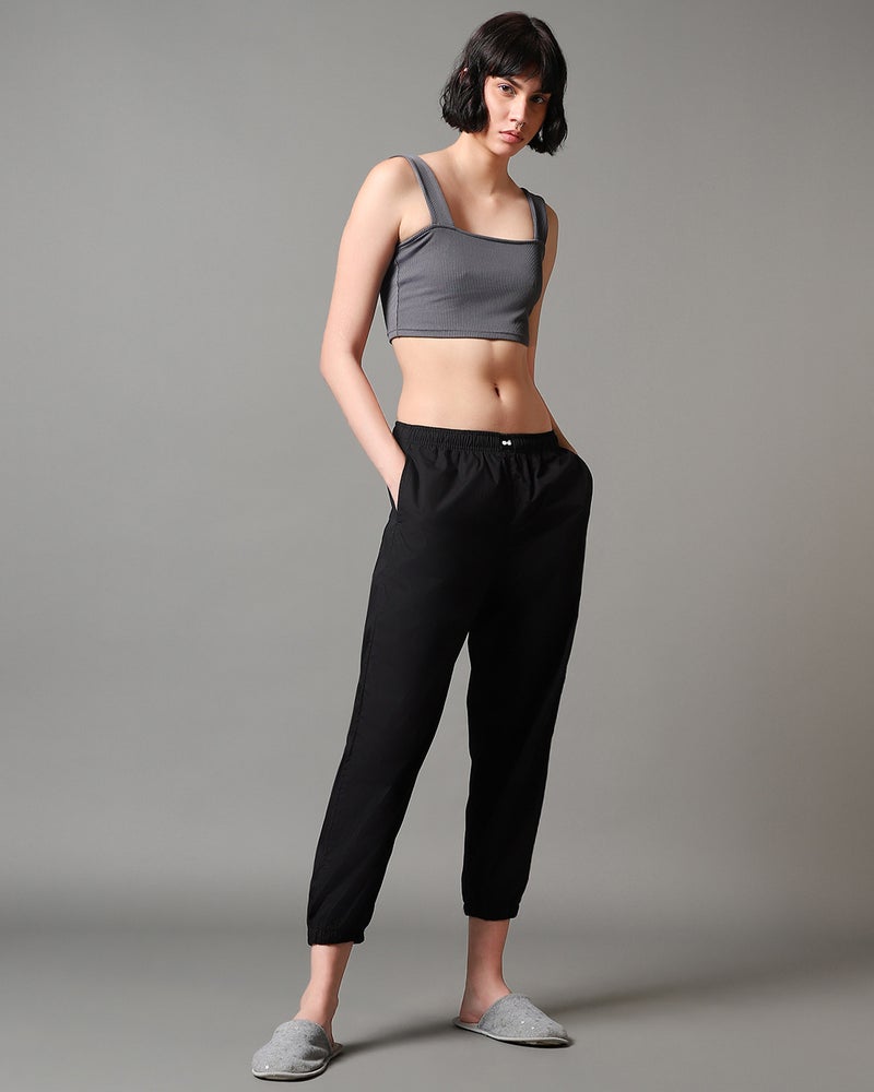 bewakoof Women's Black Pyjamas - Image 4